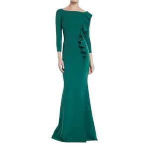 Chiara Boni La Petite Robe Dilia Ruffle Evening Gown